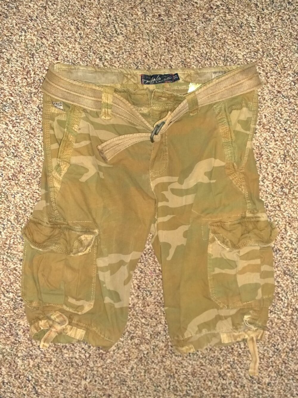 Men's BUFFALO by DAVID BITTON Belted Cargo Short
